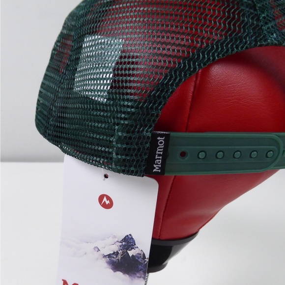 Marmot Quilted Winter Trucker Hat Mesh Cap NWT - Picture 6 of 7